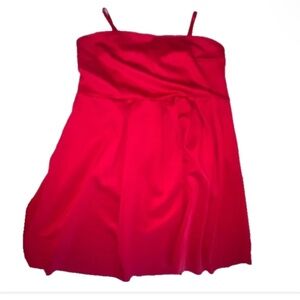 NWT Lane Bryant Mini Plus Size Dress Red 28 Evening Gown Sexy
